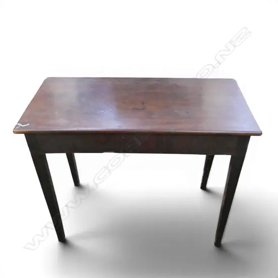 ANTIQUE MAHOGANY CONVERTED HALL TABLE 810x395x660mm
