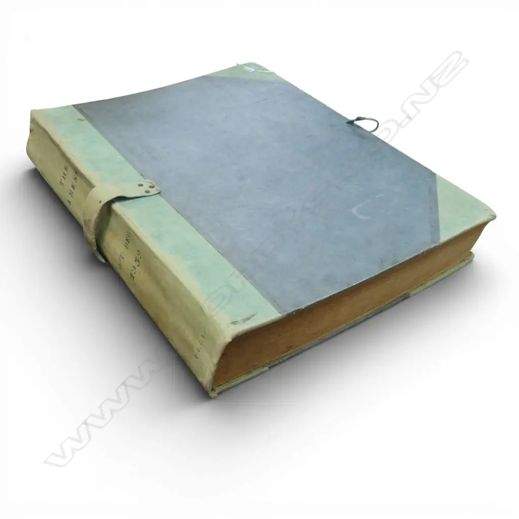 LG BOUND ED. 'THE PRESS' OCT-DEC 1939 660x490mm Image 1++