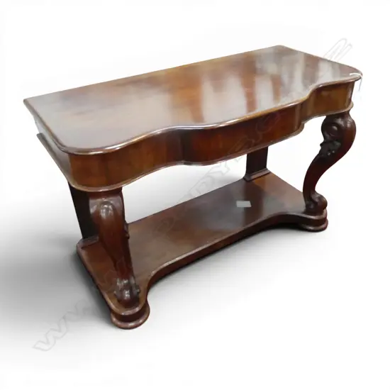 VICTORIAN MAHOGANY CONSOLE TABLE 1200x570x760mm