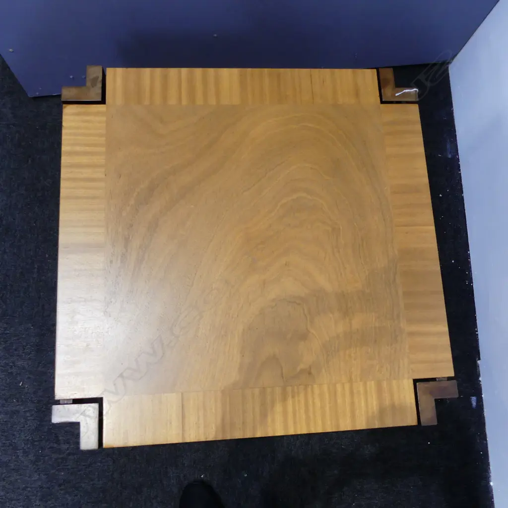 RETRO MAHOGANY COFFEE TABLE 700x700x405mm Image 1++