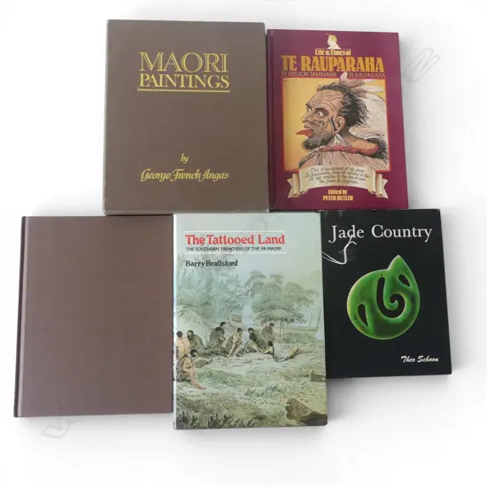 5 BOOKS; 4 MAORI INTEREST + THEO SCHOON 'JADE COUNTRY'