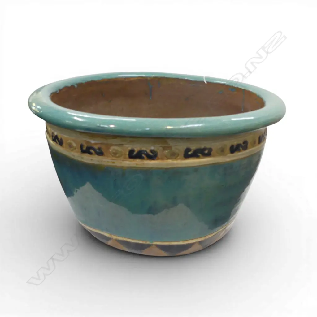 LG GLAZED PLANTER POT H.320mm, 550mm dia Image 1++