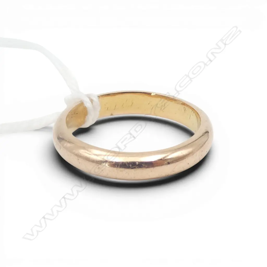22CT GOLD BAND 6.9GMS SIZE S Image 1++