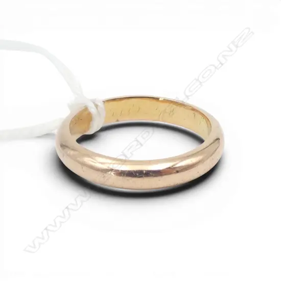 22CT GOLD BAND 6.9GMS SIZE S