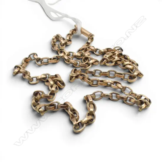 9ct ROSE GOLD NECK CHAIN L.400mm 2.8gms