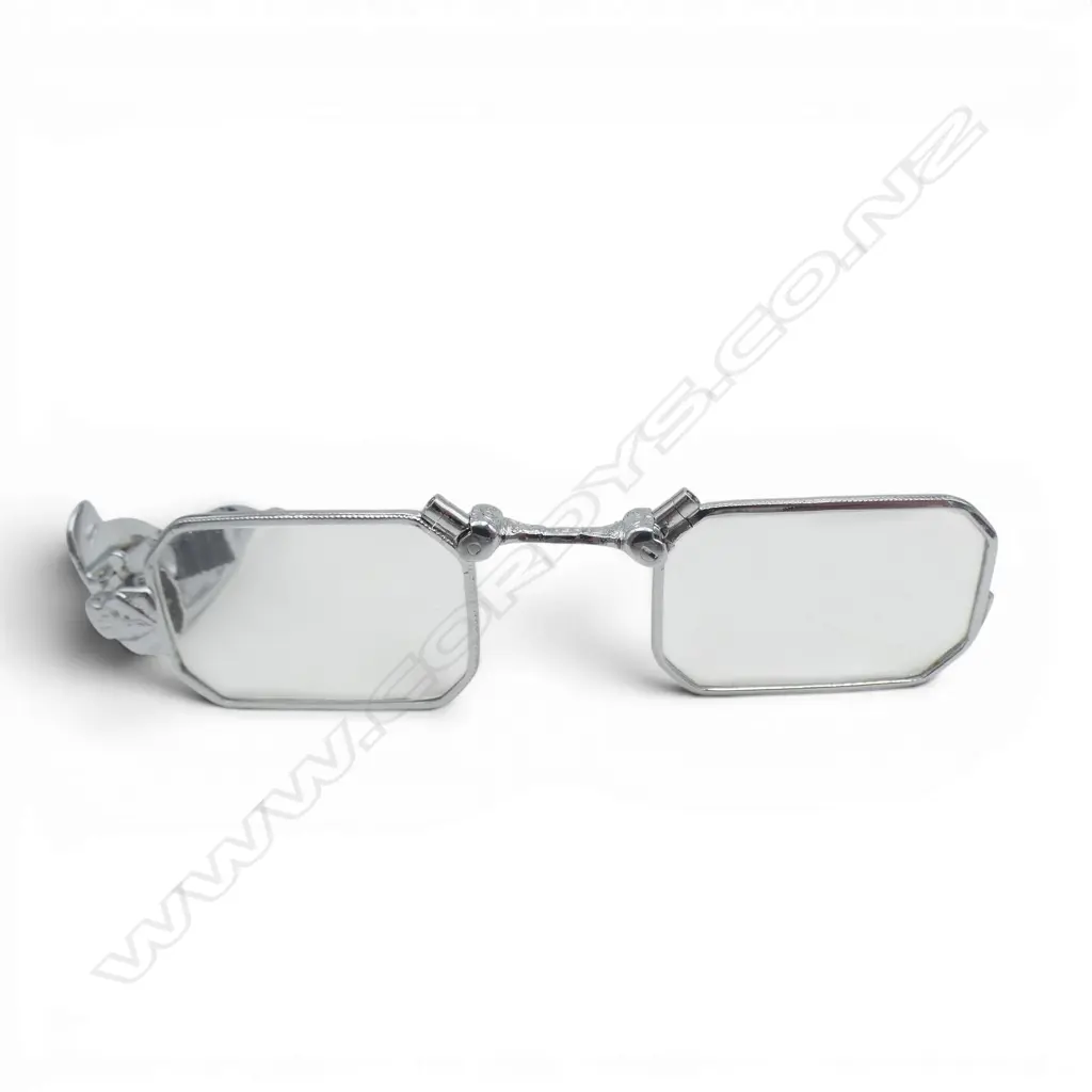 SILVER PLATE & MARCASITE FOLDING LORGNETTE  Image 1++