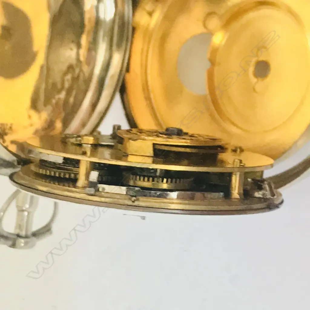 Continental silver consular cased open face pocket watch c.1820, Image 1++