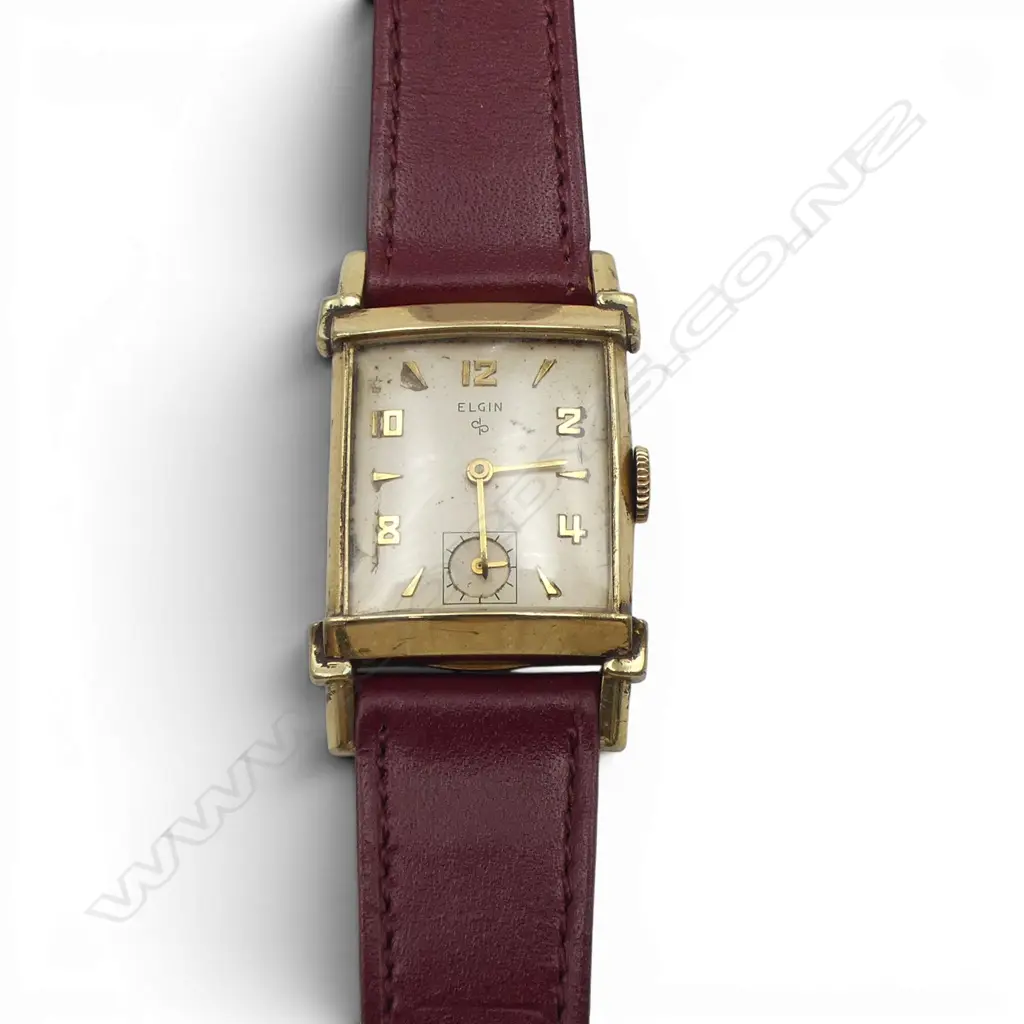 VINTAGE LADIES ELGIN GOLD MANUAL WIND WRISTWATCH Image 1++
