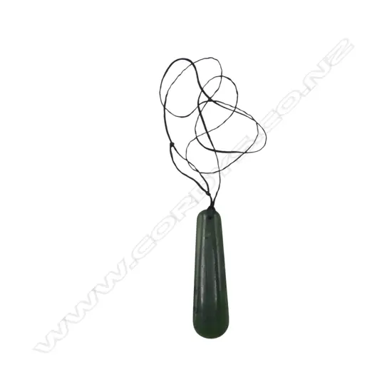 GREEN STONE PENDANT 80mm