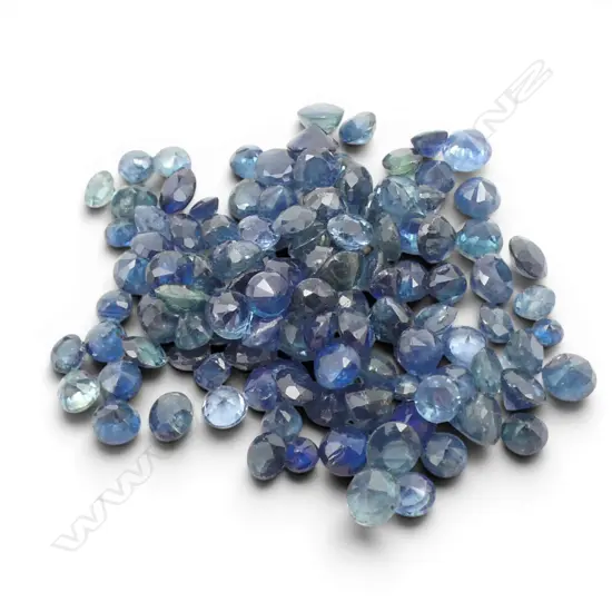 10ct. FACETED SAPPHIRES asst. 
