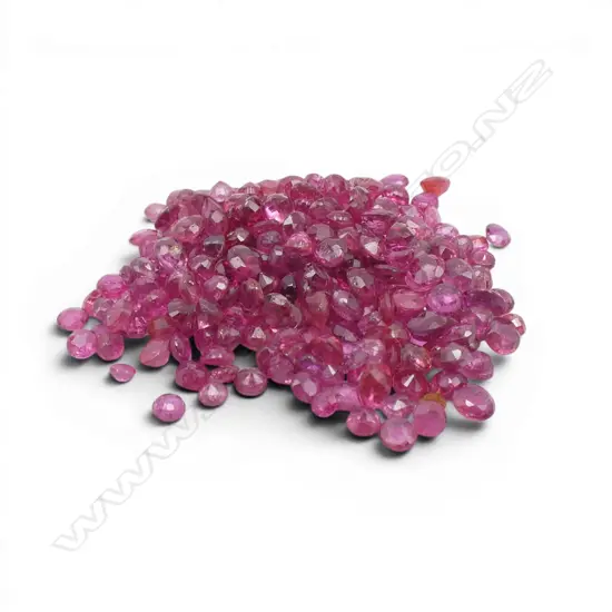 10ct. FACETED RUBIES asst. 