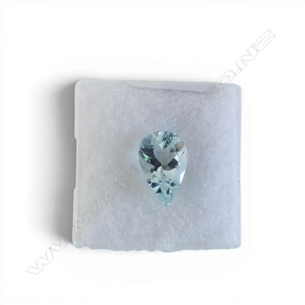 AQUMARINE PEAR 2.10ct  Image 1++
