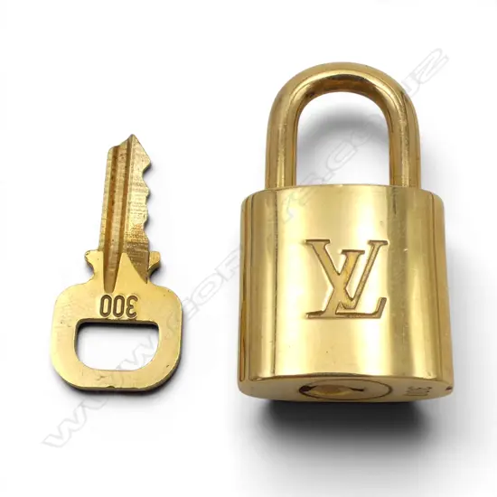 LOUIS VUITTON SML PADLOCK w KEY #300, authentication from myhaute.co.nz