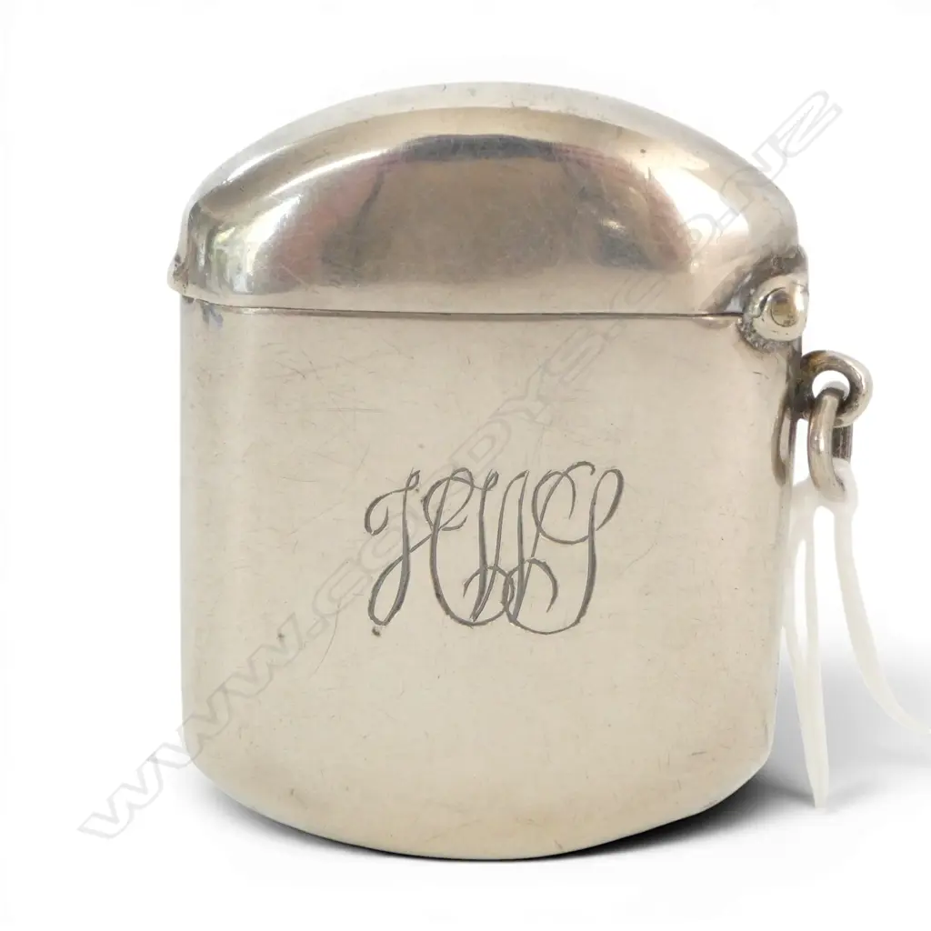 S/SILVER VESTA BOX BIRMINGHAM 1920 23.4GMS Image 1++