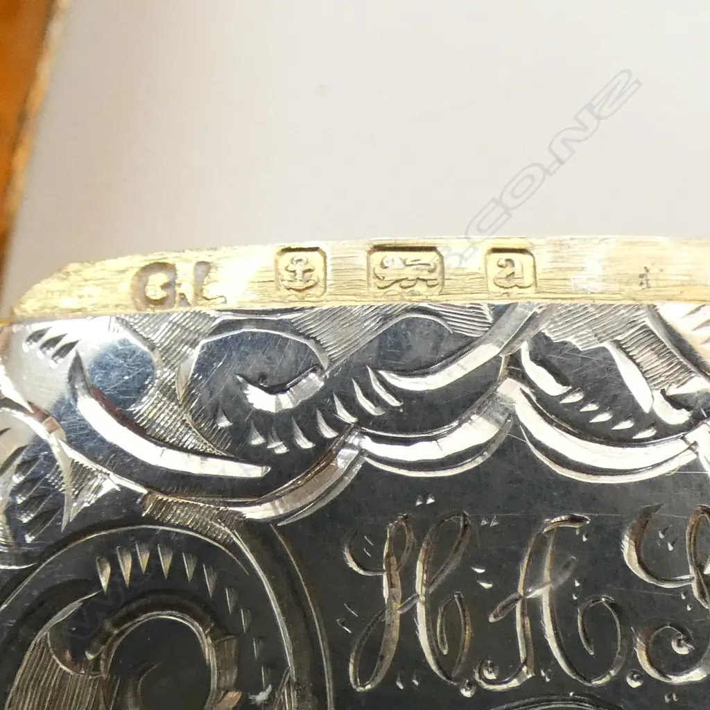 S/SILVER VESTA BOX BIRMINGHAM 1900 23.5GMS Image 1++