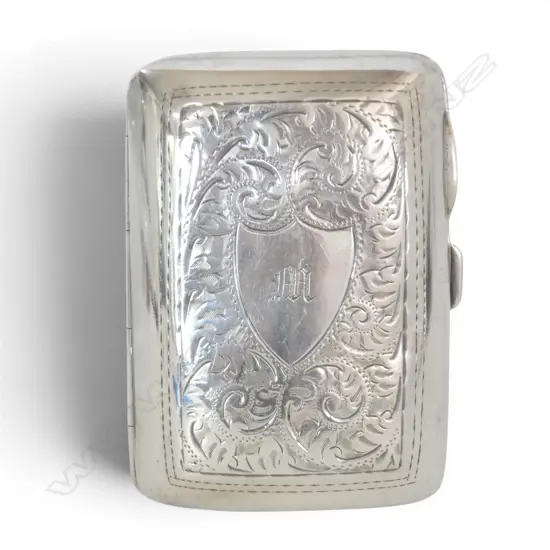 S/SILVER CIG CASE CHESTER1915 49.2 GMS
