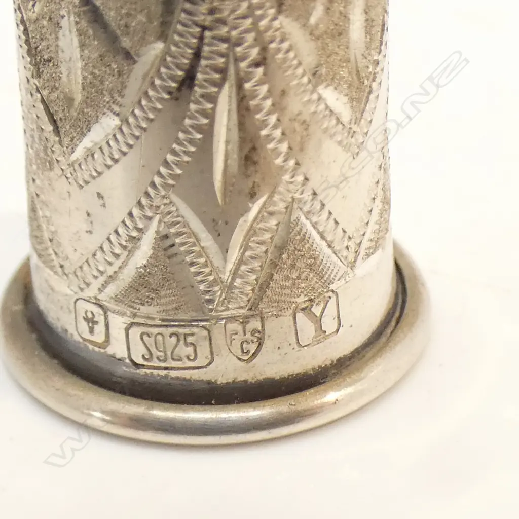 3 STG SILVER THIMBLES 14.75gms Image 1++
