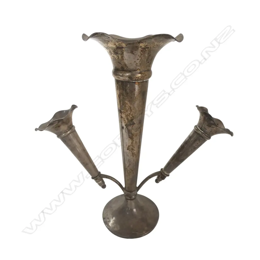 S/SILVER 3 BRANCH EPERGNE WEIGHTED340GMS Image 1++
