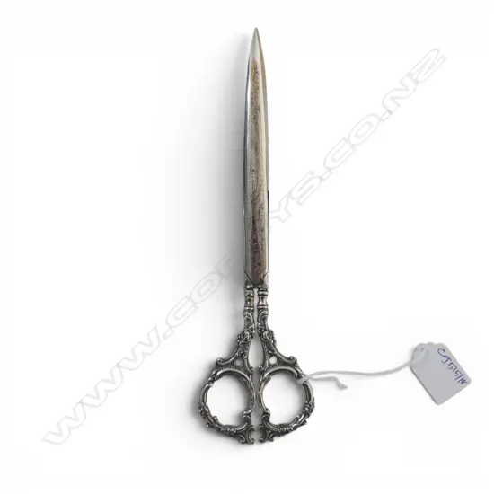 800 SILVER HANDLED SCISSORS L.240mm