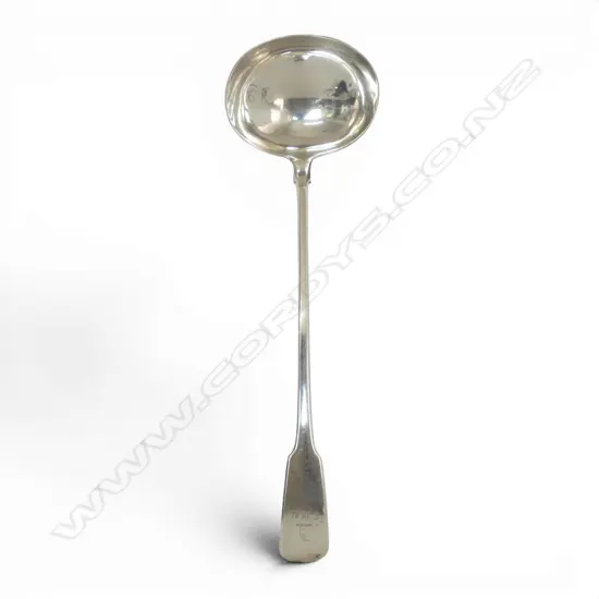 GEO S/SILVER SOUP LADLE 228GRMS