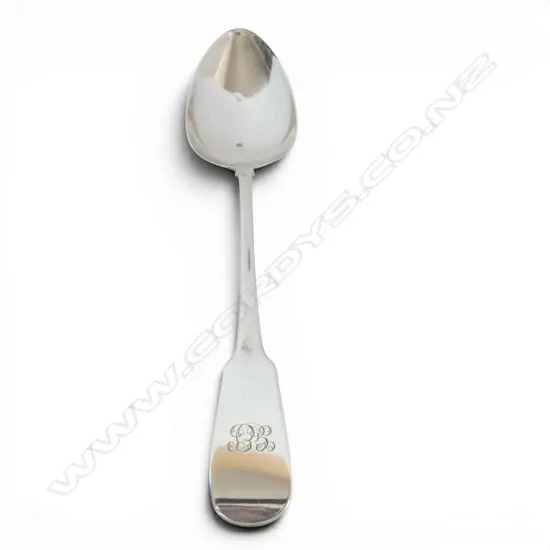 GEO S/SILVER SERVING SPOON  93GRMS
