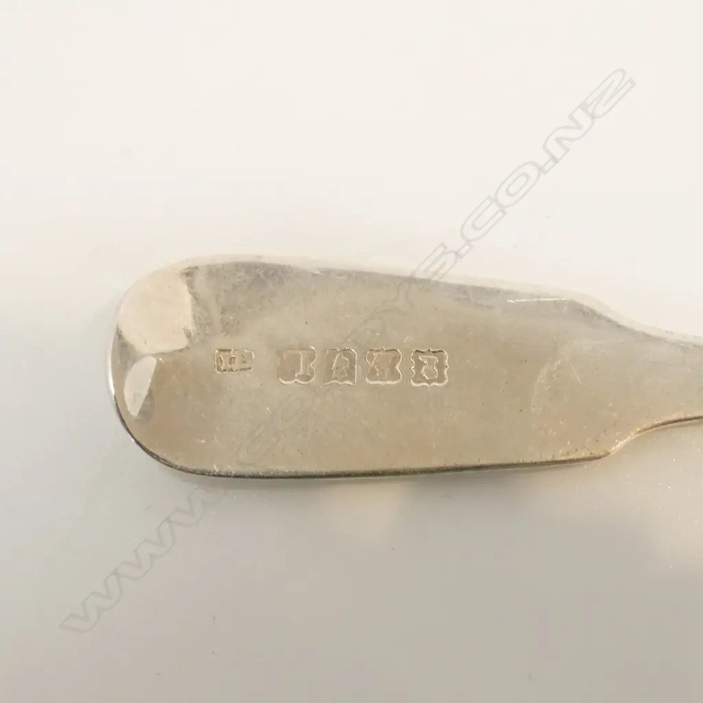 2 STG SILVER SPOONS, DUBLIN 1831, 69gms Image 1++