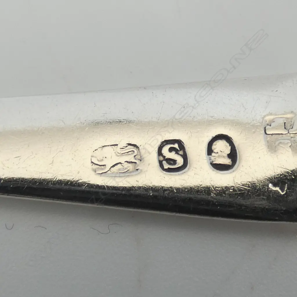 5 GEORGIAN S/SILVER TEASPOONS LONDON 1793-1812  89.4GMS Image 1++