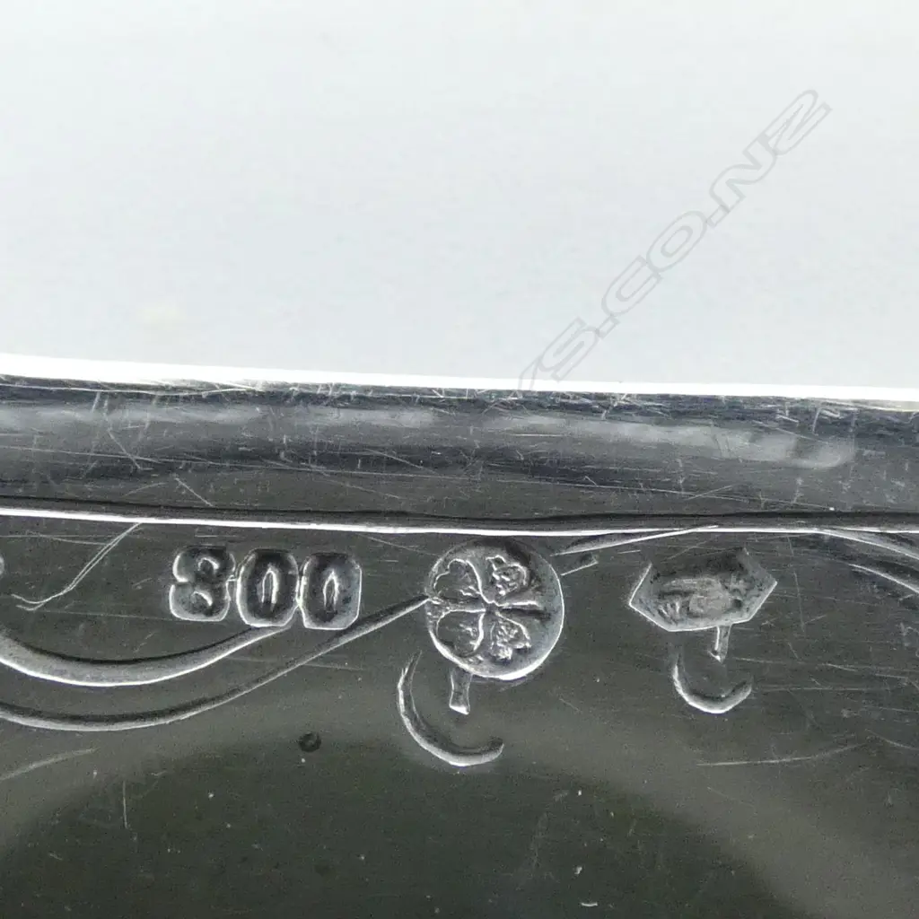 AUSTRIAN 800 SILVER PR OF FISH SERVERS ALEXANDER STURM MAKER 179.5GMS Image 1++