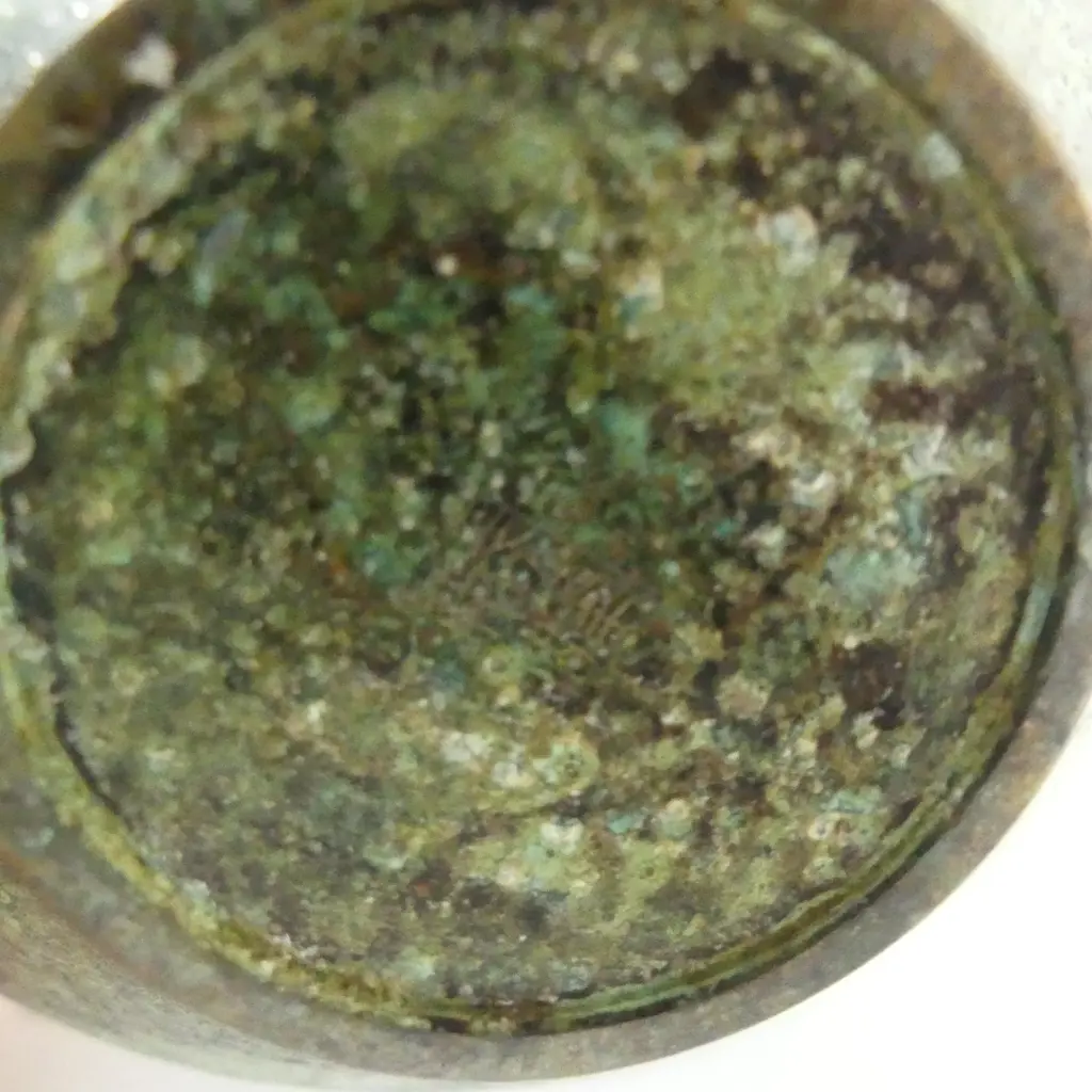 VINTAGE JAPANESE PATINATED BRONZE VASE, H.260mm, stamp to base Image 1++