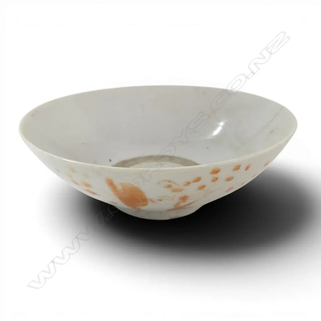 EARLY 19TH CENTURY CHINESE BOWL SMALL CRACK DIA140MM Image 1++