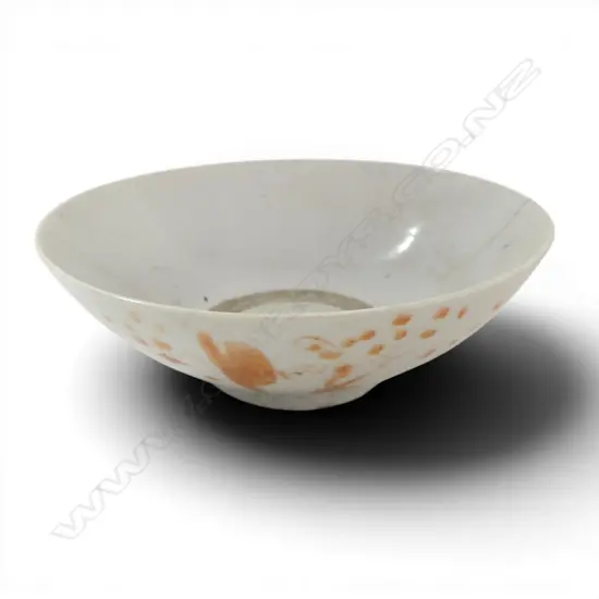 EARLY 19TH CENTURY CHINESE BOWL SMALL CRACK DIA140MM