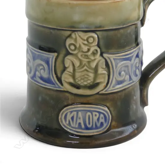 DOULTON STONEWARE MAORI KIA ORA MUG