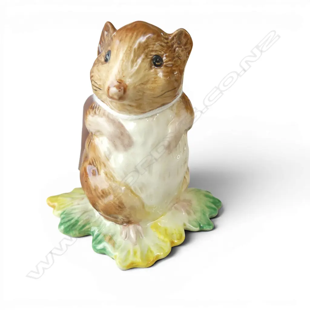 Beatrix Potter Beswick England 'Timmy Willie from Johny Town-Mouse' figure. Gold back stamp. H.70mm Image 1++