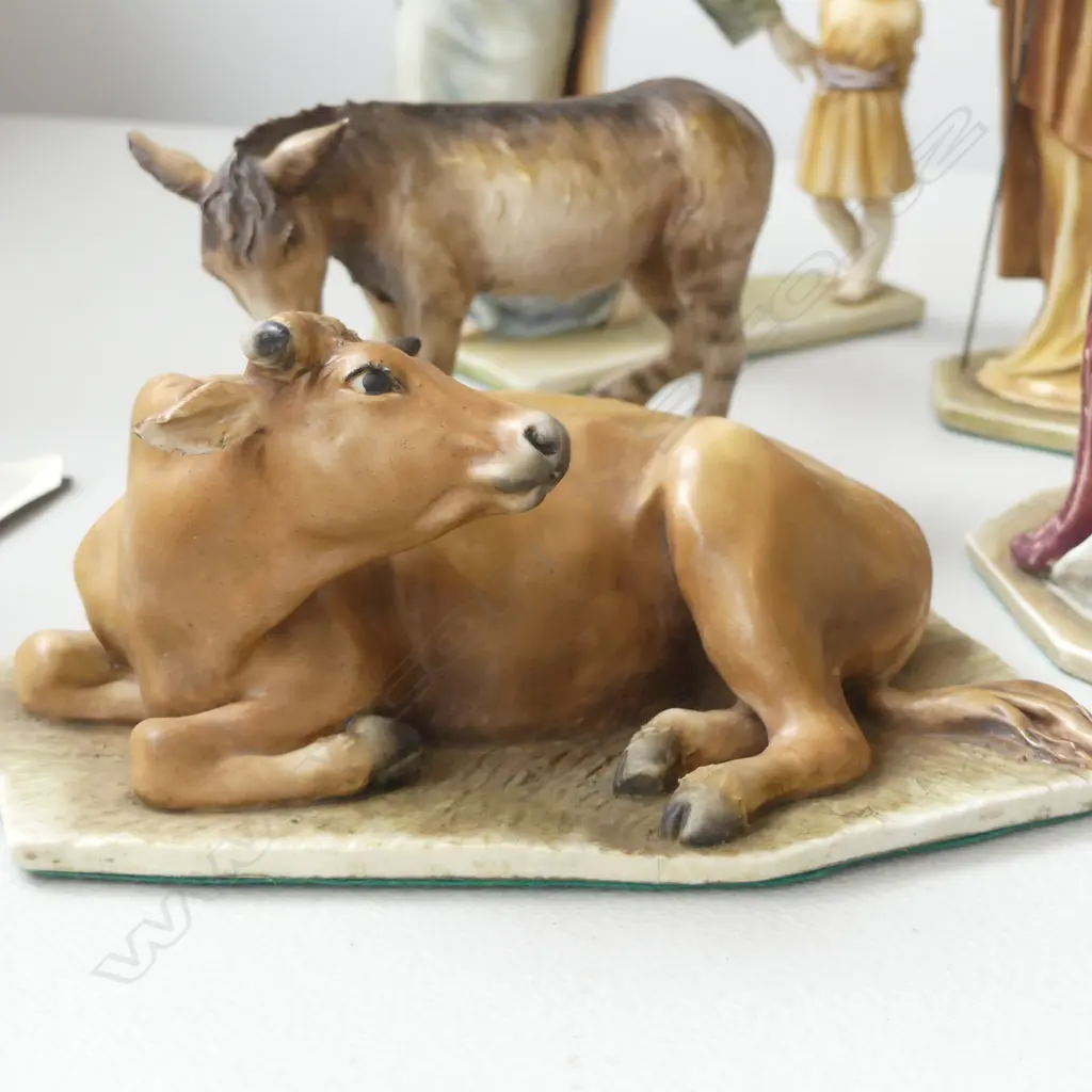 13 PCE ITALIAN BORSATO NATIVITY SCENE H.270mm + CERTIFICATE Image 1++