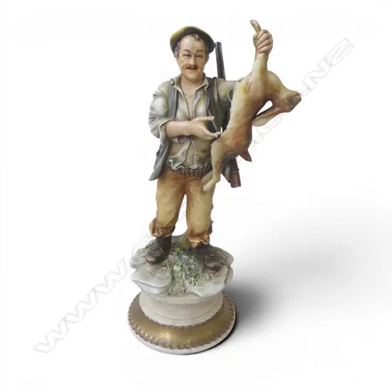 ITALIAN BORSATO 'THE HUNTER' H.320mm + CERTIFICATE