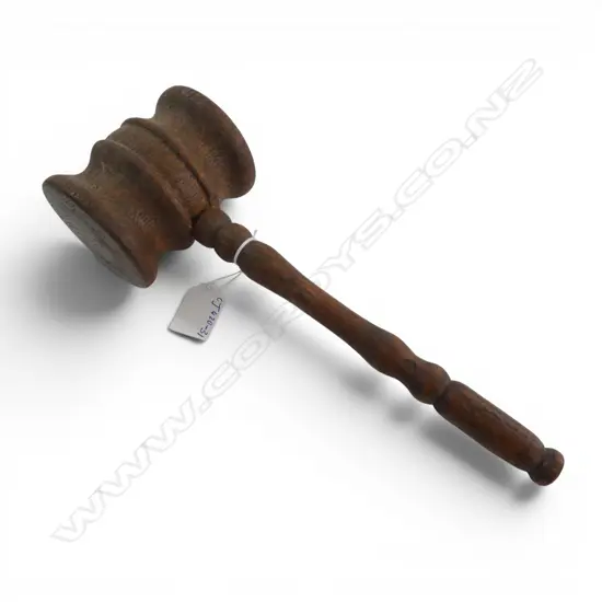 OAK AUCTIONEERS GAVEL