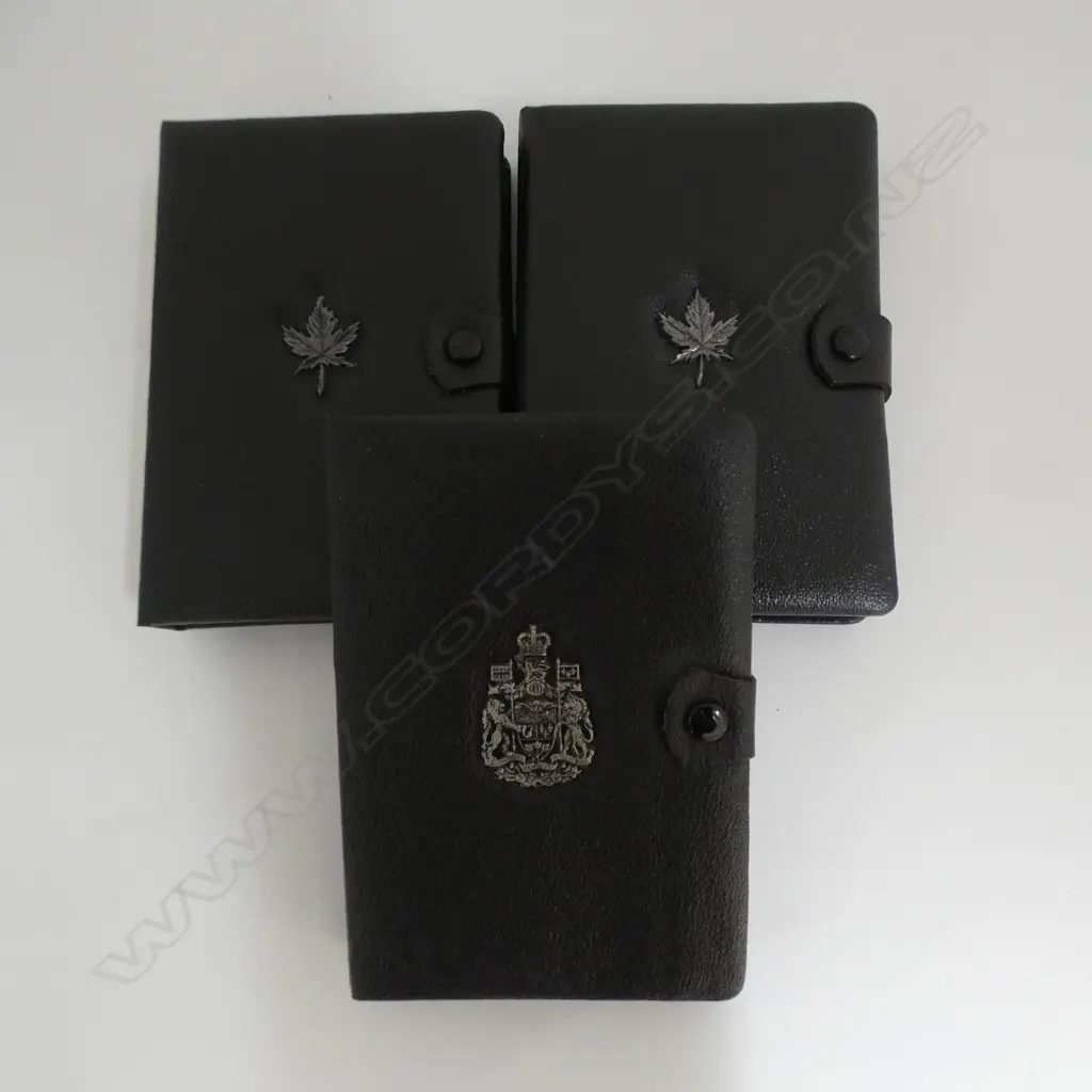 3 ROYAL CANADIAN MINT PROOF COIN SETS 1978, 1980, 1981, each with .500 $1 coin 69.99gm TW Image 1++