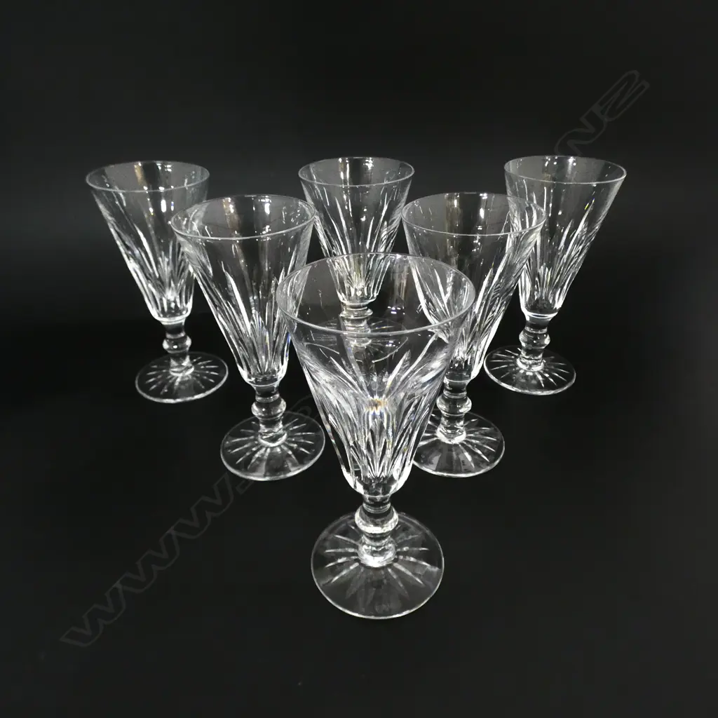 6 WATERFORD WINE GLASSES Image 1++