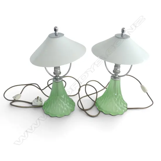 PR DECO GLASS TABLE LAMPS H.370mm