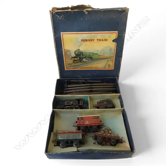 PART BOXED HORNBY GOODS SET No.601