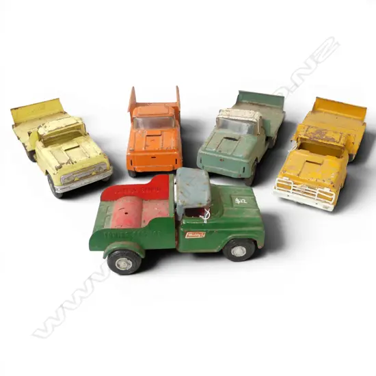 5 VINTAGE BUDDY L TRUCKS L.340mm