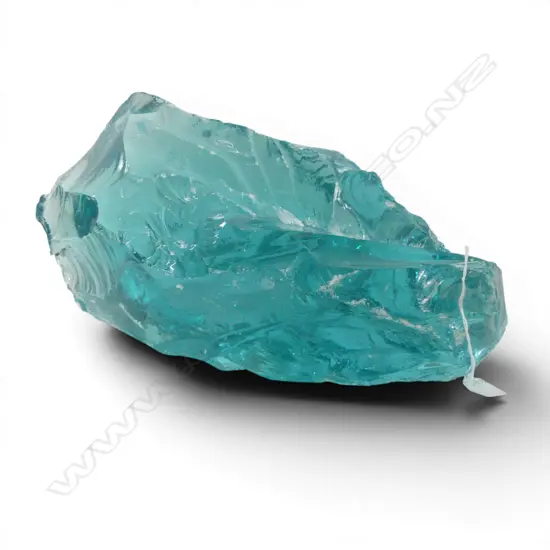LG BLUE GLASS CHUNK L.400mm approx.