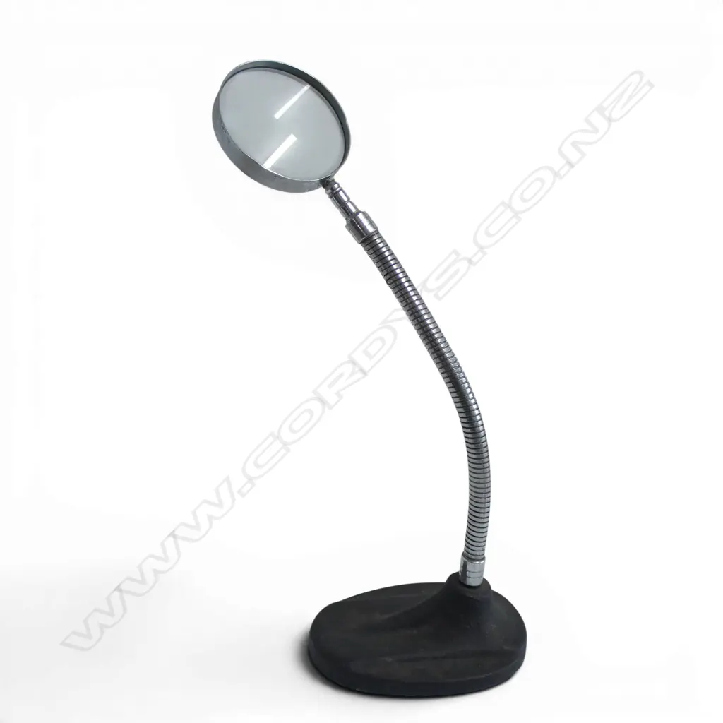 DECO VINTAGE ARTICULATED DESK MAGNIFYING GLASS H450MM Image 1++