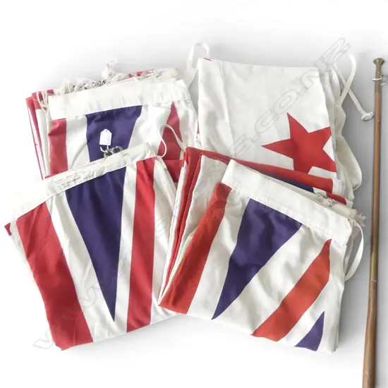 4 MARITIME FLAGS BY HARRY WEST FLAGS