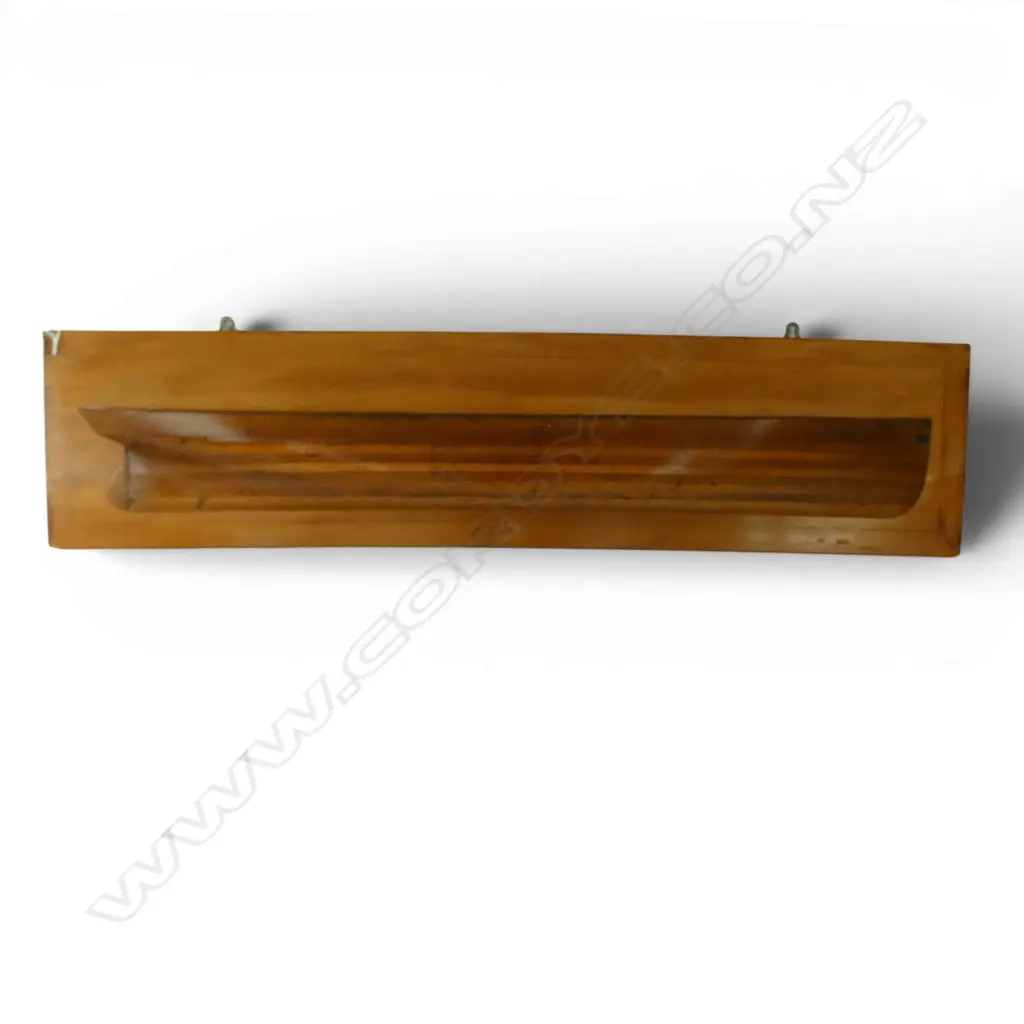 WALL MOUNTED WOODEN HALF HULL MODEL 250x1070mm Image 1++