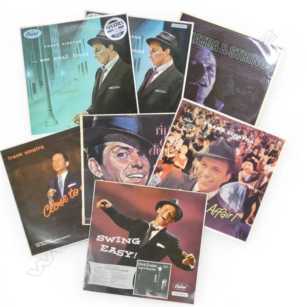 7 FRANK SINATRA LPs Provenance: Ex Collection Wellington Choy Image 1++