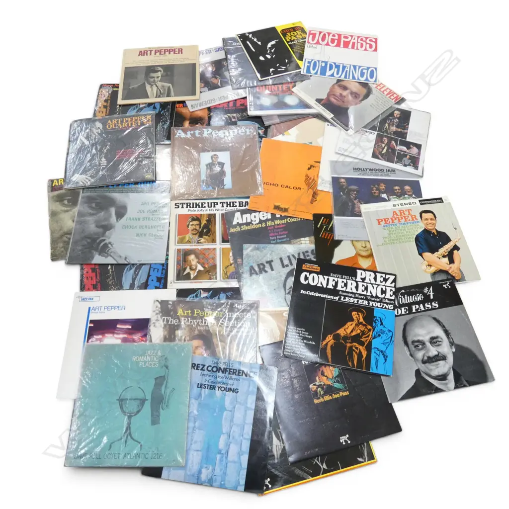 ASST. JAZZ LPs ART PEPPER, DAVE PELL'S etc Provenance: Ex Collection Wellington Choy Image 1++