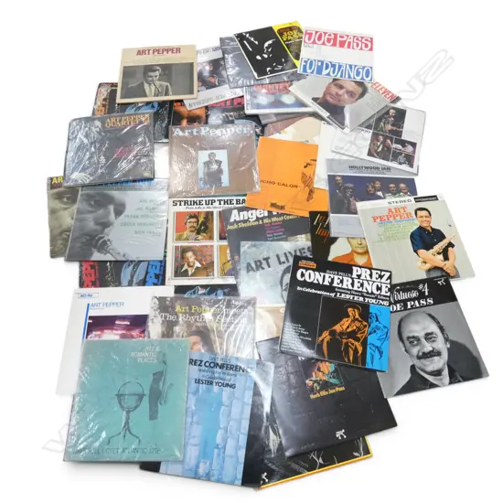 ASST. JAZZ LPs ART PEPPER, DAVE PELL'S etc Provenance: Ex Collection Wellington Choy