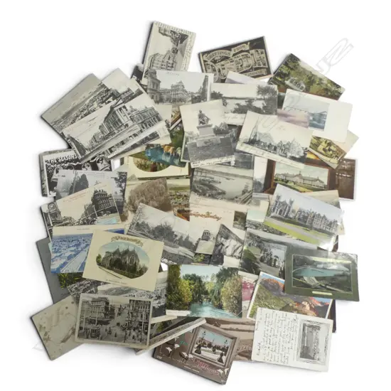 COLLECTION 100+ VINTAGE POSTCARDS mainly Dunedin