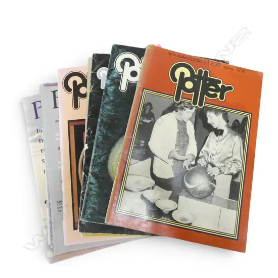 5 COPIES NZ POTTER MAG & 5 COPIES POTTERY MAKING ILLUSTRATED